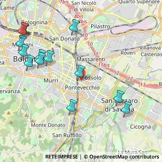 Mappa Via dello Spalto, 40139 Bologna BO, Italia (2.68923)