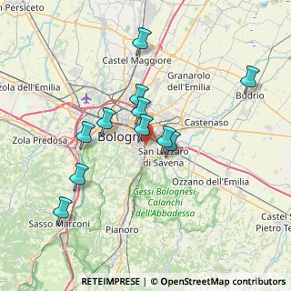 Mappa Via dello Spalto, 40139 Bologna BO, Italia (6.77)