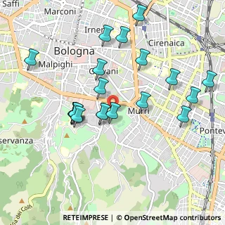 Mappa Viale Giovanni Gozzadini, 40136 Bologna BO, Italia (0.976)