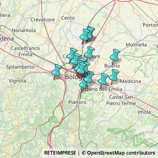 Mappa Viale Giovanni Gozzadini, 40136 Bologna BO, Italia (8.60438)
