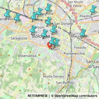 Mappa Viale Giovanni Gozzadini, 40136 Bologna BO, Italia (2.47538)