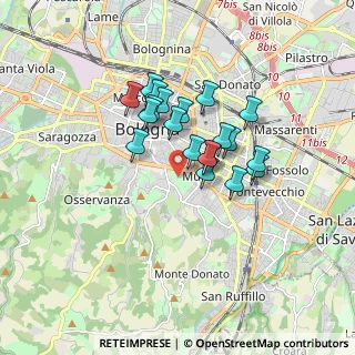 Mappa Viale Giovanni Gozzadini, 40136 Bologna BO, Italia (1.312)