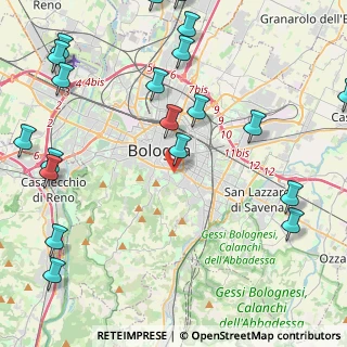 Mappa Viale Giovanni Gozzadini, 40136 Bologna BO, Italia (6.0825)