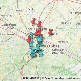 Mappa Via Due Madonne, 40139 Bologna BO, Italia (10.202)