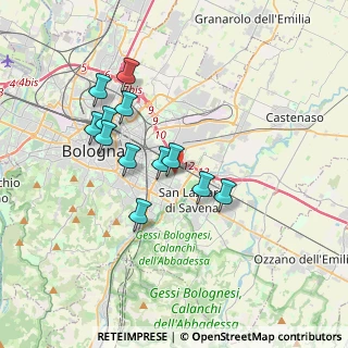 Mappa Via Due Madonne, 40139 Bologna BO, Italia (3.19583)