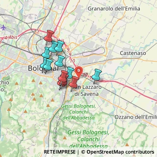 Mappa Via Due Madonne, 40139 Bologna BO, Italia (2.98385)