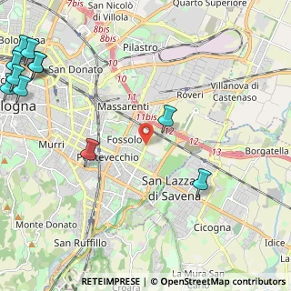 Mappa Via Due Madonne, 40139 Bologna BO, Italia (3.52)