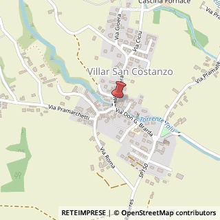 Mappa Via Gioera, 21, 12020 Villar San Costanzo, Cuneo (Piemonte)