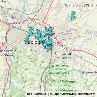 Mappa Via Giampietro Zanotti, 40137 Bologna BO, Italia (2.515)