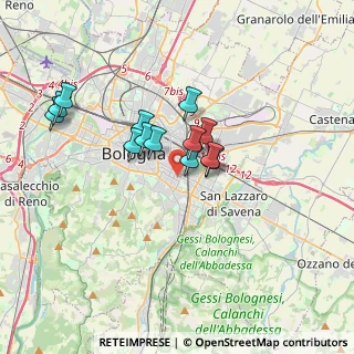 Mappa Via Giampietro Zanotti, 40137 Bologna BO, Italia (2.83692)