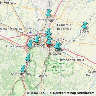 Mappa Via Giampietro Zanotti, 40137 Bologna BO, Italia (6.61636)