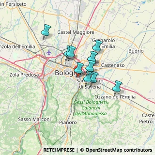 Mappa Via Giampietro Zanotti, 40137 Bologna BO, Italia (4.73909)