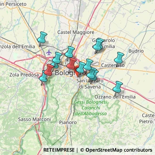 Mappa Via Giampietro Zanotti, 40137 Bologna BO, Italia (5.606)
