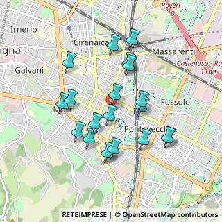 Mappa Via Giampietro Zanotti, 40137 Bologna BO, Italia (0.87)