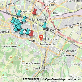 Mappa Via Giampietro Zanotti, 40137 Bologna BO, Italia (2.48267)