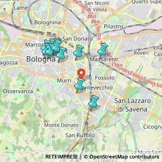Mappa Via Giampietro Zanotti, 40137 Bologna BO, Italia (1.80545)