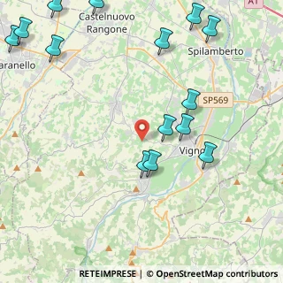 Mappa Via Monticello, 41058 Vignola MO, Italia (5.70571)