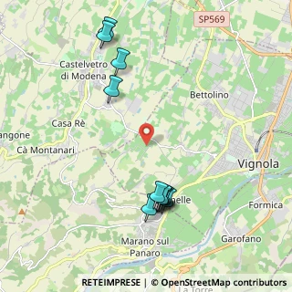 Mappa Via Monticello, 41058 Vignola MO, Italia (2.25364)