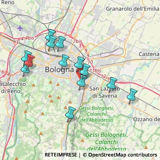 Mappa Via Pellegrino Matteucci, 40137 Bologna BO, Italia (3.91538)