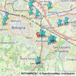 Mappa Via Pellegrino Matteucci, 40137 Bologna BO, Italia (2.57471)