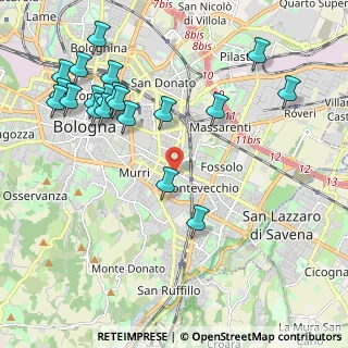Mappa Via Pellegrino Matteucci, 40137 Bologna BO, Italia (2.4765)