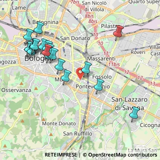 Mappa Via Pellegrino Matteucci, 40137 Bologna BO, Italia (2.413)