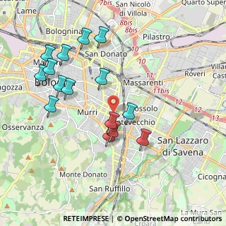 Mappa Via Pellegrino Matteucci, 40137 Bologna BO, Italia (2.04267)