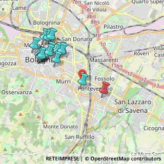 Mappa Via Pellegrino Matteucci, 40137 Bologna BO, Italia (2.215)