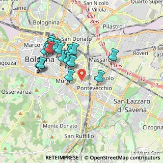 Mappa Via Pellegrino Matteucci, 40137 Bologna BO, Italia (1.726)