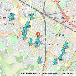 Mappa Via Pellegrino Matteucci, 40137 Bologna BO, Italia (1.205)
