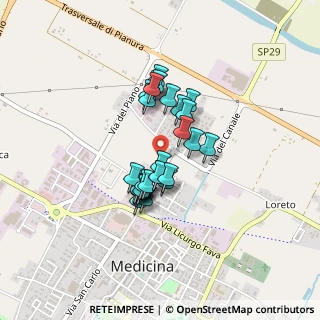 Mappa Via Francesco Albergati, 40059 Medicina BO, Italia (0.31786)
