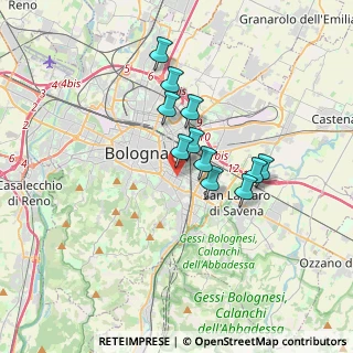 Mappa Via Giuseppe Mezzofanti, 40137 Bologna BO, Italia (2.66182)