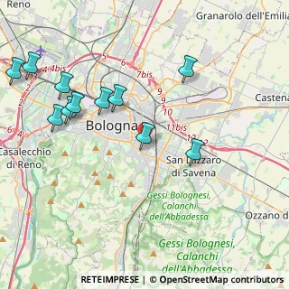 Mappa Via Giuseppe Mezzofanti, 40137 Bologna BO, Italia (4.70091)