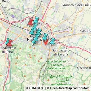Mappa Via Giuseppe Mezzofanti, 40137 Bologna BO, Italia (3.41333)