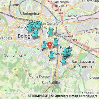 Mappa Via Giuseppe Mezzofanti, 40137 Bologna BO, Italia (1.618)