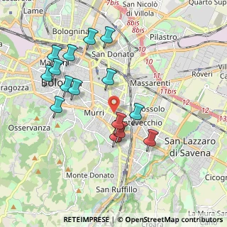 Mappa Via Giuseppe Mezzofanti, 40137 Bologna BO, Italia (1.94467)
