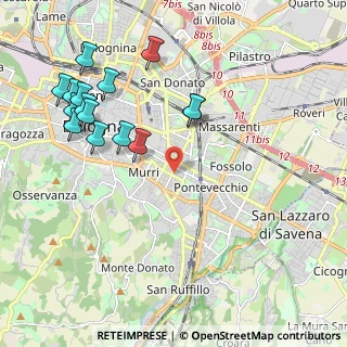 Mappa Via Giuseppe Mezzofanti, 40137 Bologna BO, Italia (2.37267)
