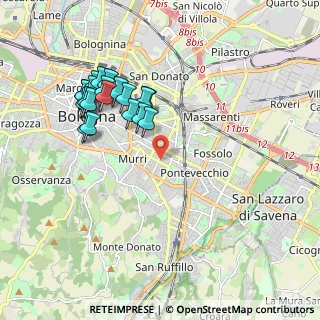 Mappa Via Giuseppe Mezzofanti, 40137 Bologna BO, Italia (1.968)