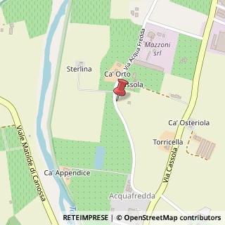 Mappa Via Acqua Fredda, 2, 40050 Valsamoggia, Bologna (Emilia-Romagna)