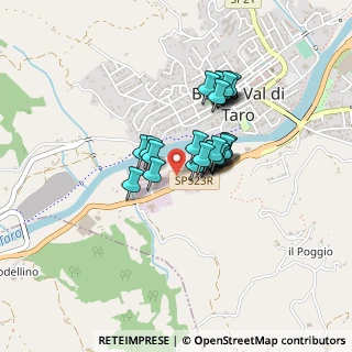 Mappa Via A. De Gasperi, 43043 Borgo Val di Taro PR, Italia (0.3)