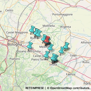Mappa Via del Canale, 40059 Medicina BO, Italia (9.915)