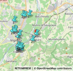 Mappa Via Emilia Romagna, 41056 Savignano Sul Panaro MO, Italia (2.288)