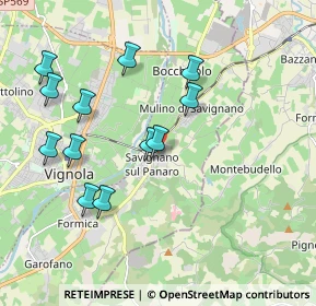 Mappa Via Emilia Romagna, 41056 Savignano Sul Panaro MO, Italia (1.99833)