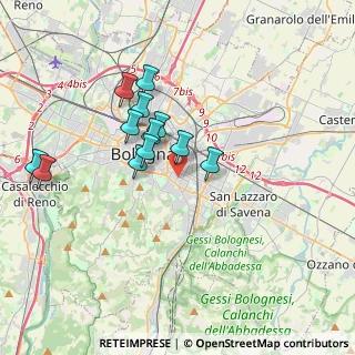 Mappa Via Gino Rocchi, 40137 Bologna BO, Italia (3.21333)