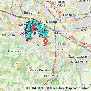Mappa Via Gino Rocchi, 40137 Bologna BO, Italia (1.744)