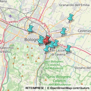 Mappa Via Protti Alfredo, 40139 Bologna BO, Italia (2.12667)