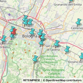 Mappa Via Protti Alfredo, 40139 Bologna BO, Italia (5.13882)