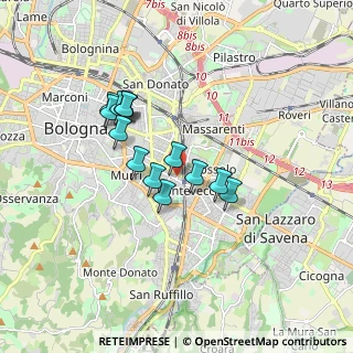 Mappa Via Protti Alfredo, 40139 Bologna BO, Italia (1.41714)