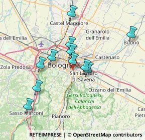Mappa Via Protti Alfredo, 40139 Bologna BO, Italia (6.67636)