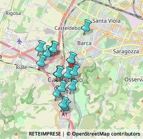 Mappa Via Giuseppe Garibaldi, 40033 Casalecchio di Reno BO, Italia (1.475)